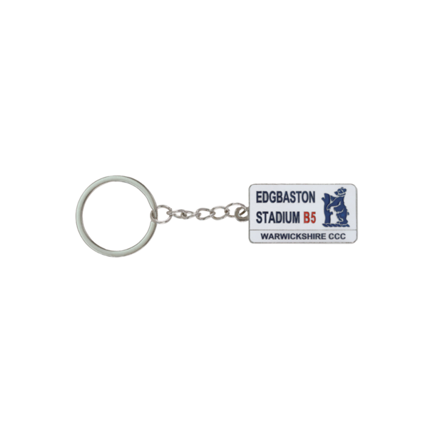 EDGBASTON STADIUM STREET SIGN KEYRING